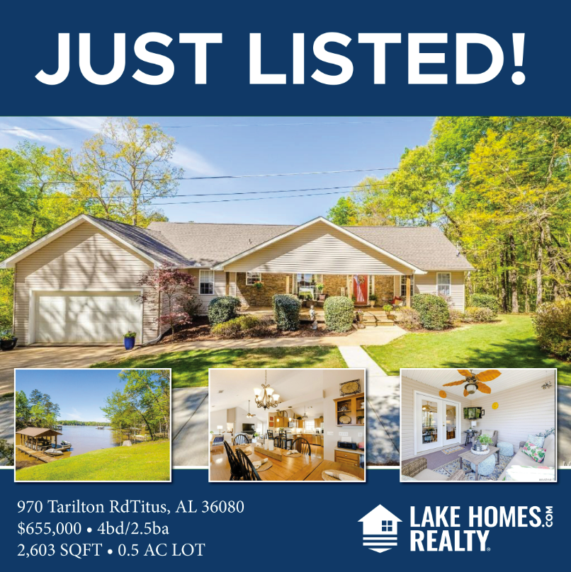 GregARealtor's tweet photo. This property has everything you'd want in a lake home or lake getaway. From entertaining family and friends to just relaxing and watching the beautiful sunsets from the screened porch and deck. 🏡👉https://t.co/OLRA82LMam
#jordanlake #lakejordan #lakejordanalabama https://t.co/vujvXU5fpM