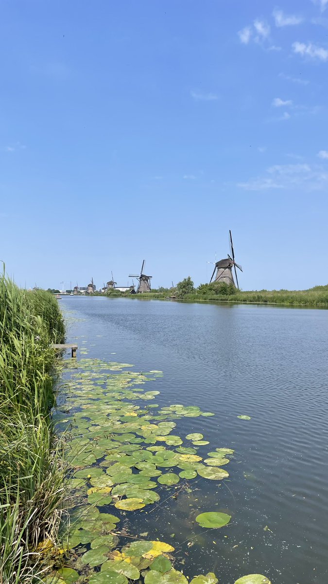 Rondje Kinderdijk gefietst
