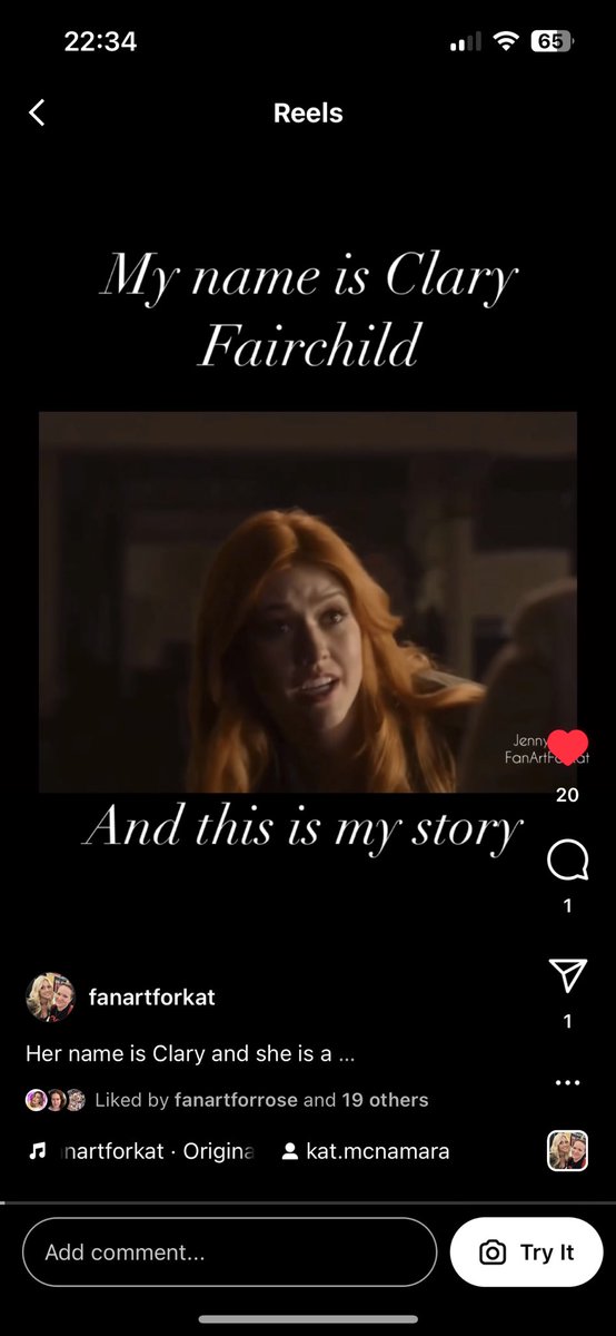 Omg, Kat liked one of my videos on insta and I see now? She likes it a week ago😱 How could I missed it? 🤦‍♀️🤷‍♀️😅 Thank you @Kat_McNamara #fanartforkat #instagram #katherinemcnamara 

Insta: FanArtForKat