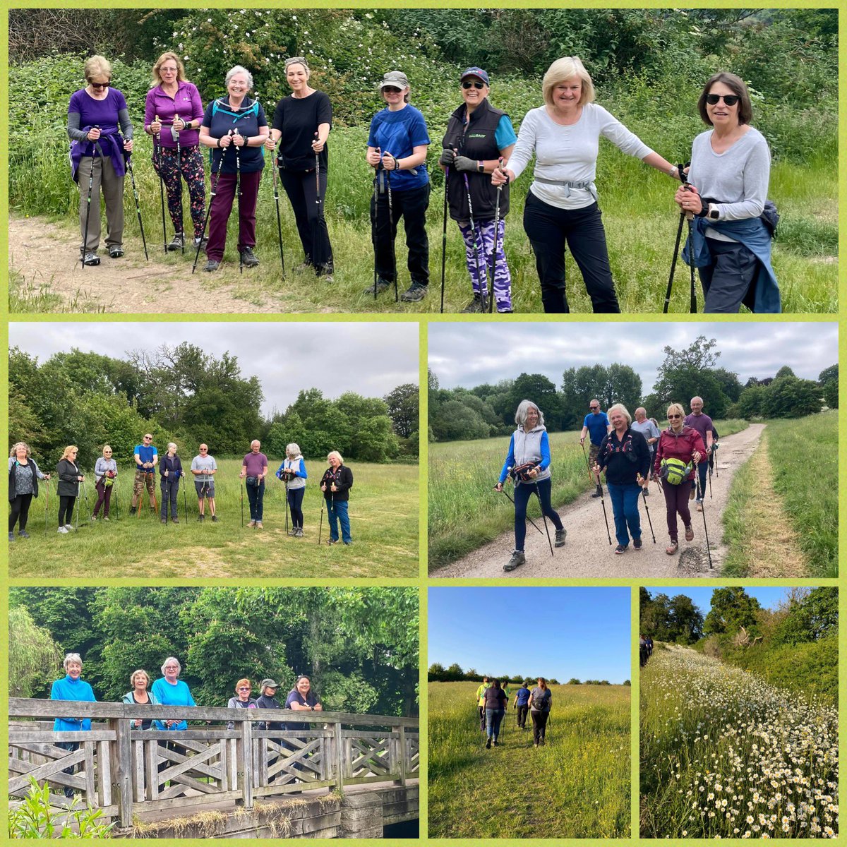 In Watford, United Kingdom — Finishing the day in fabulous sunshine! 

Super impressed that 2 of our Nordic Walkers completed 3 walks today! 

They must really love it eh? 💜

#lovenordicwalking #makingwalkingwork <a href="/nordicwalkinguk/">Nordic Walking UK</a>