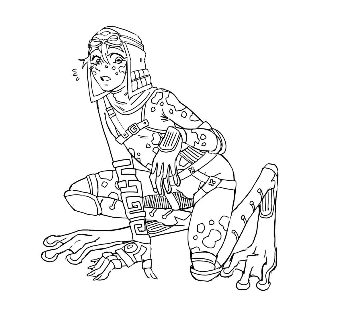 bedtimecreature's tweet photo. traysi this armor you gave me fits really weird, i dont think it....wait, actually it seems to fit perfectly now? weird https://t.co/x20FGnPPyc