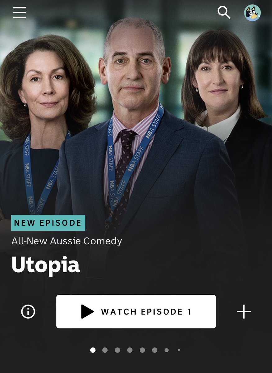 Got some time on my commute to watch episode 1 of the new series of #UtopiaABC