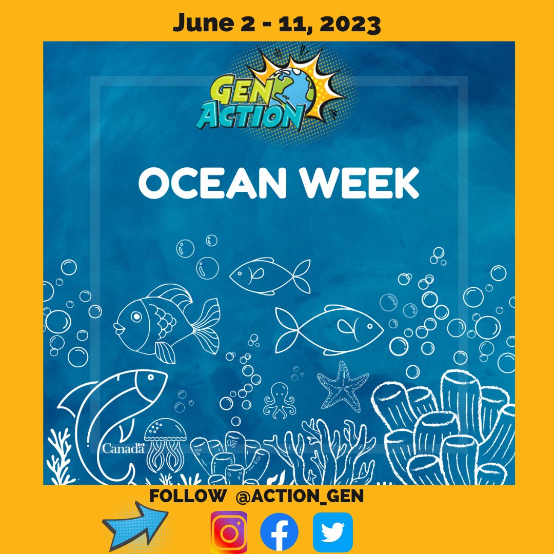 CASC_ACCS's tweet photo. It's Ocean Week! The GenAction team has lots of engaging content to share about our oceans, and how youth climate heroes can take action to help protect them. Follow @action_gen for more.
#GenAction #GenerationAction #Science #ScienceInCanada #ClimateAction #ClimateHero https://t.co/CVWS4f05fM