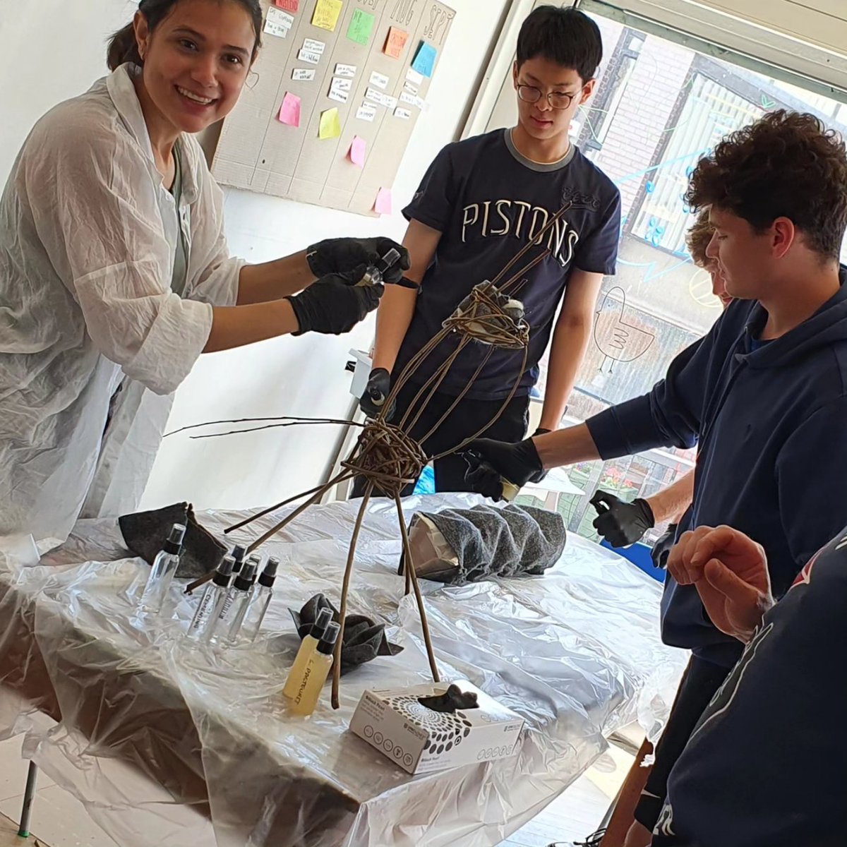 LancsArc's tweet photo. Some pictures from the summer school workshop 'Architecture between the tides' at Good Things Collective and Morecambe Bay! With @sere_miru and Richard Brook https://t.co/WhUnfYWbBa