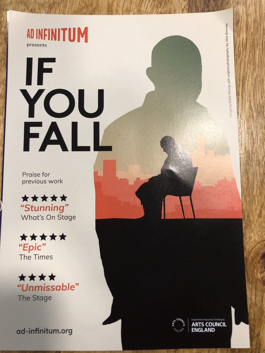 Just seen great, powerful performance from @TheatreAdInf @CornExchange they are back tomorrow & there are still tickets for #IfYouFall