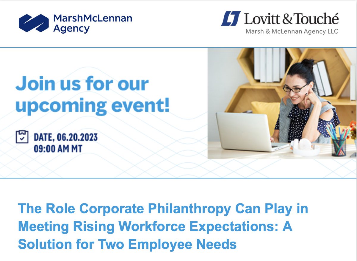Employees seek purpose, meaning, and employers that prioritize their holistic well-being. Join our webinar with @lovitttouche to explore how Corporate Philanthropy addresses these expectations, making you an employer of choice. Register now: hubs.ly/Q01SK_j10