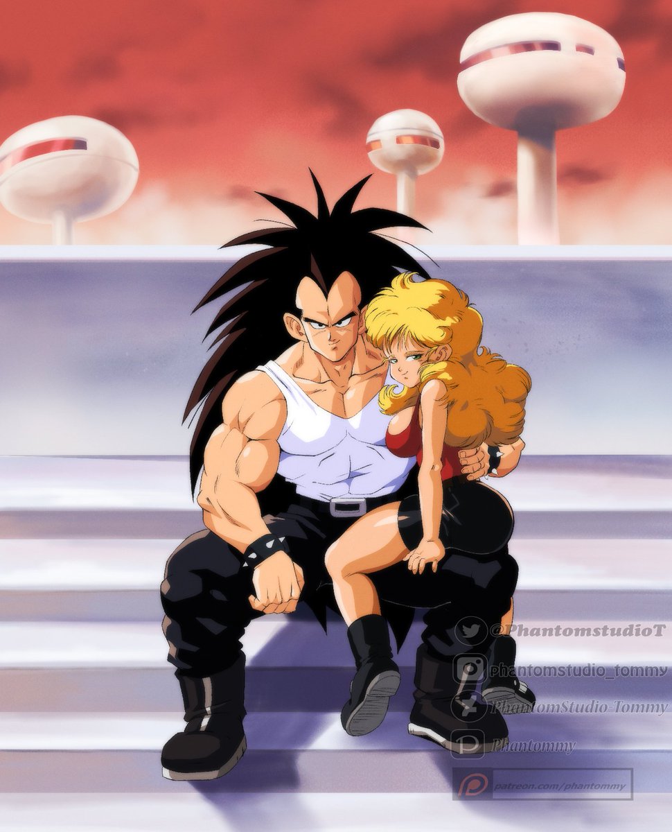 Bikers style Raditz and Launch part 2. with @Xihain #DragonBallZ