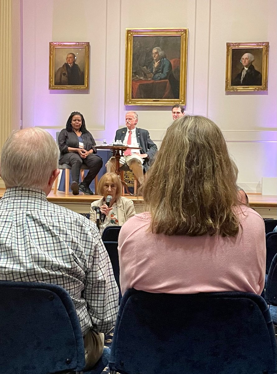 helenayooroth's tweet photo. And now the legend herself, Barbara Oberg at #BarbaraFest2023 @AmPhilSociety! https://t.co/H0jVomvH2o