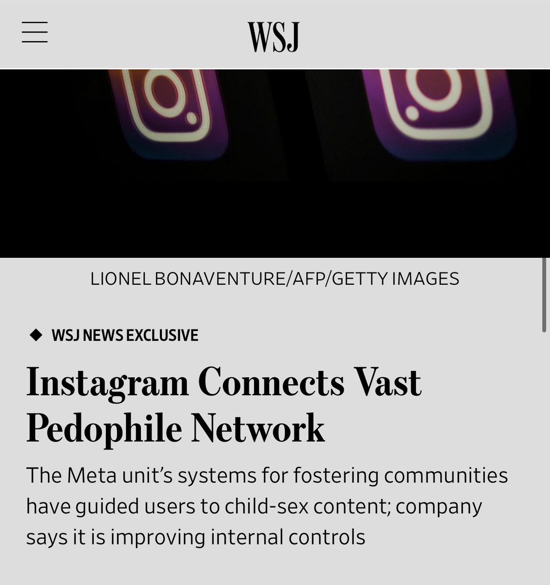 How did Instagram promote pedo networks? Exhibit A (tweet below), as well as 🍕’s in the bios.