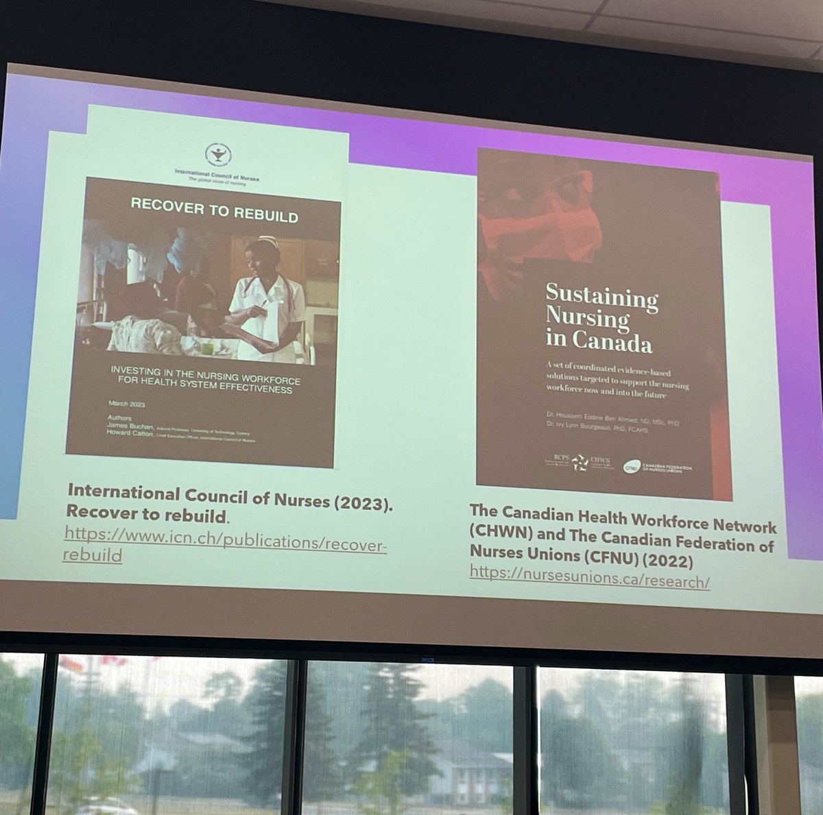 KeriAnnBerga's tweet photo. Wonderful keynote address from @rosanra today at #SLCSynapse2023. We learned about trauma informed organizations, resilience, psychological safety & more. Such inspiring & encouraging work π @RNAO @we_rpn @ontarionurses @MahaOthman8 #inspiringcolleagues #NursingResearch https://t.co/FtLlQXP0Bt