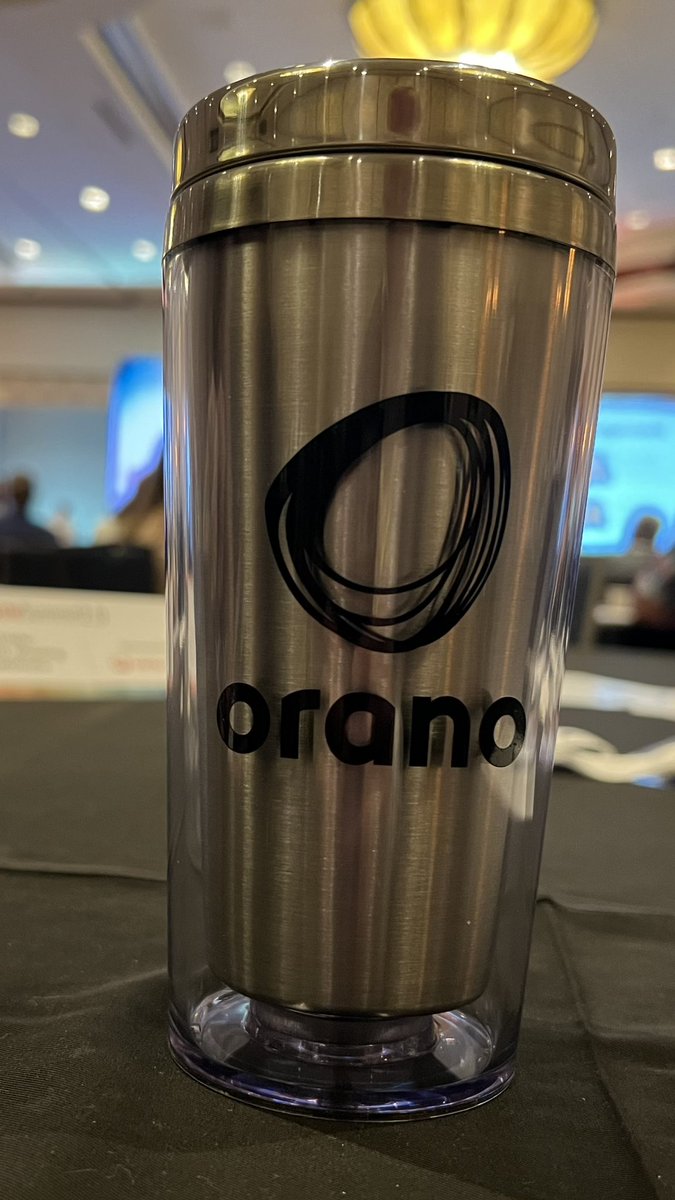 Orano_usa's tweet photo. Come to think of it, this insulated tumbler of post-lunch coffee is like a used nuclear fuel transport cask. The potentially dangerous hot material it holds is safely managed from harming people by the precisely engineered container and shielding. #RadWaste2023 #MP197HB https://t.co/gkZzu7LrUG