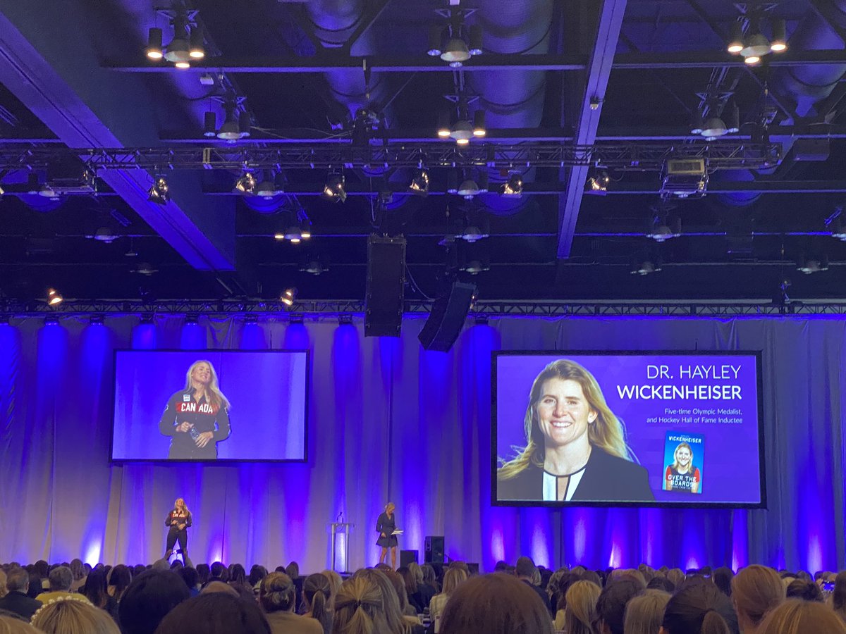 BusyBeakers's tweet photo. Talk about humbling. Not only does she have 5 Olympic medals and a medical degree but she is also a phenomenal speaker! Dr. Hayley Wickenheiser sharing her expertise on performance and success. 

#THEARTOF https://t.co/YCXNR8KI65