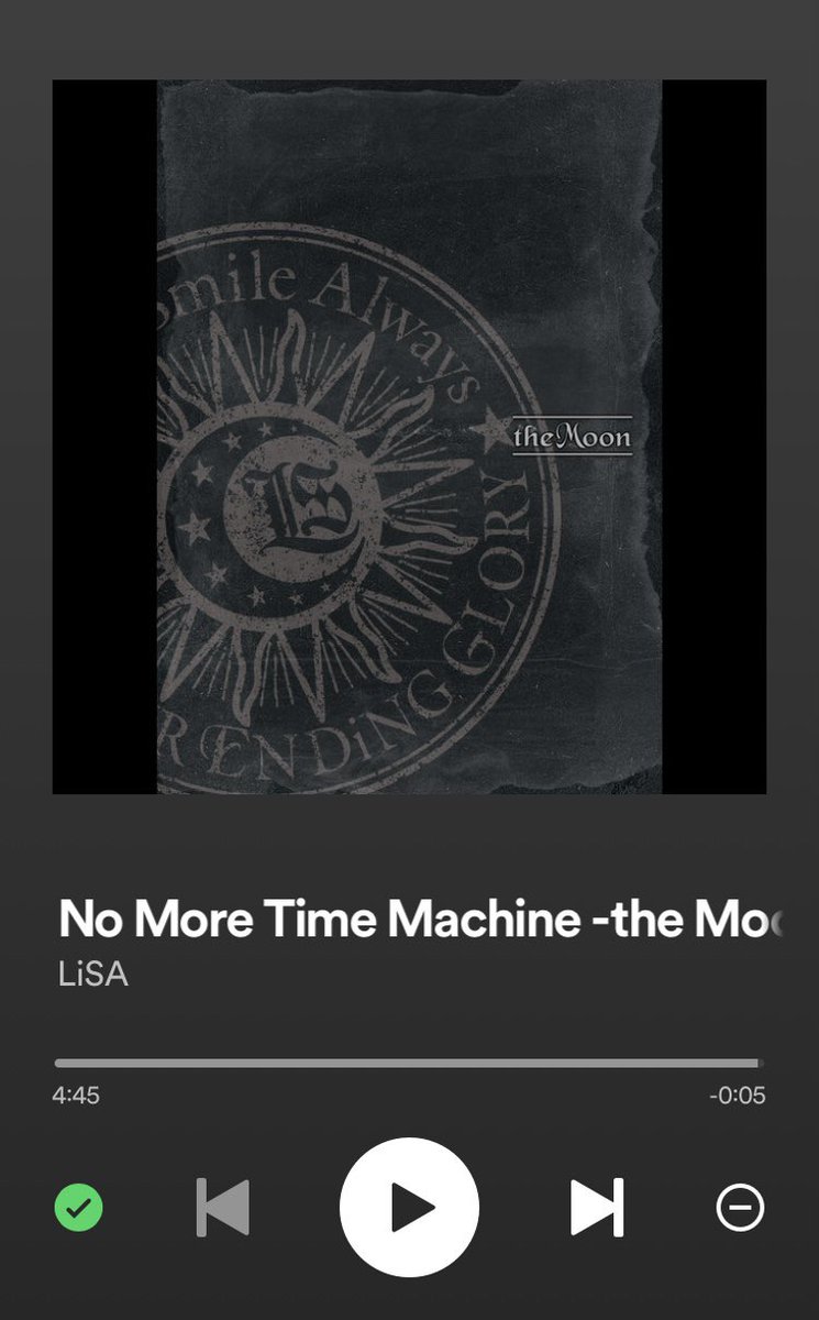 PnNljuTB9bLHgJv's tweet photo. おはようございます☀
今朝のお目覚めの1曲は、LiSAさんの「♪No More Time Machine~NEVER ENDiNG GLORY~【the Moon】」🥰
今日も一日よろしくお願いします☺️🤝
今日もいい日だっ!
#Spotify
#LiSA #NoMoreTimeMachine
#NEVERENDiNGGLORY #theMoon
#LiSAッ子と繋がりたい https://t.co/c92DD77wEU