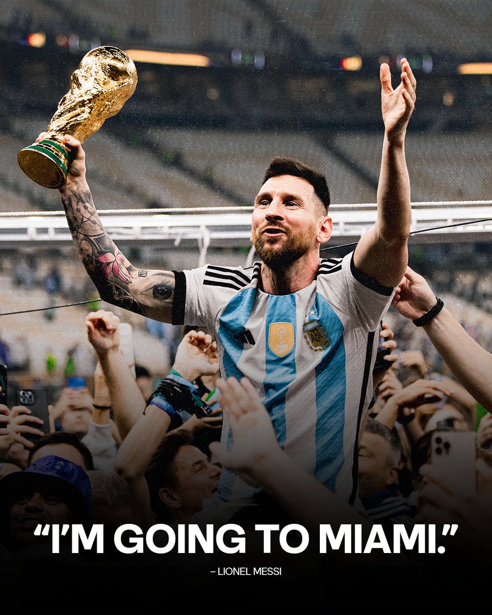The 🐐 is coming. Millions of MLS fans all over the world welcome you, Leo.

Follow along for more. 👀