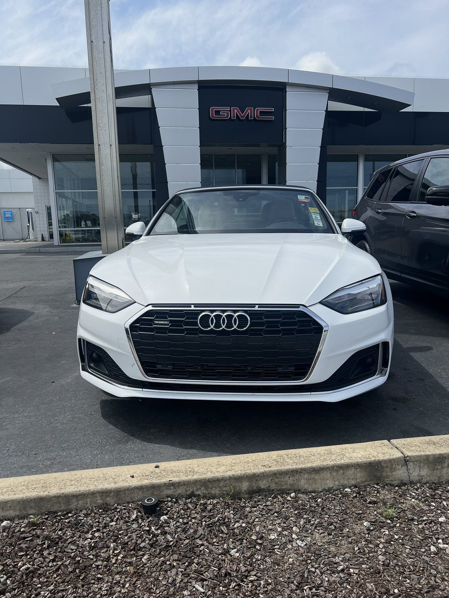 CardinaleGMC's tweet photo. a 2021 Audi A5 Cabriolet Premium on our lot 😍 https://t.co/Cnph2EbBvY