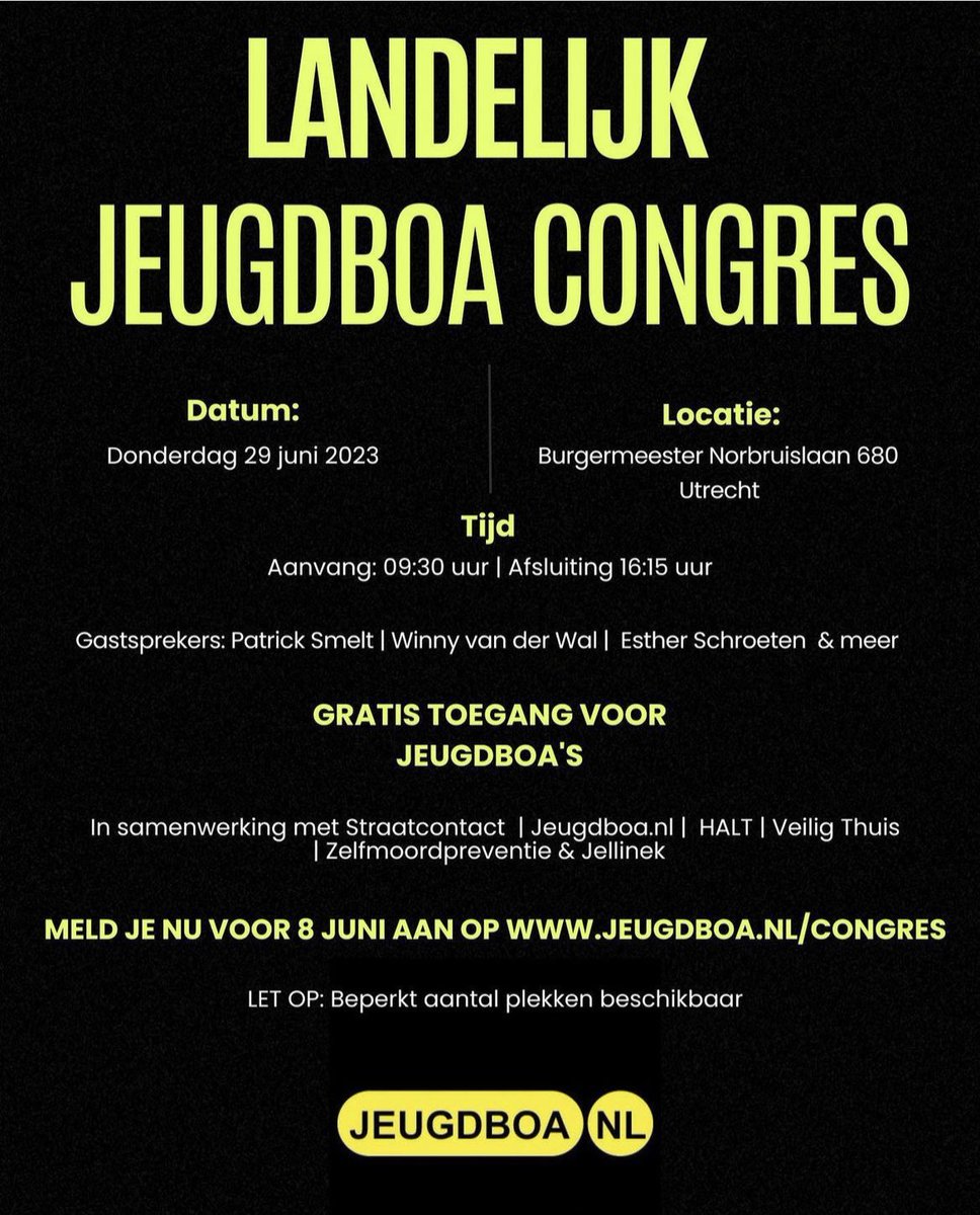 #jeugdboa congres