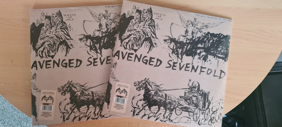 Finally have them! Thank you <a href="/TheOfficialA7X/">Avenged Sevenfold</a> for such beautiful music and such a wonderful <a href="/DeathbatsClub/">Deathbats Club</a> 😁😁😁