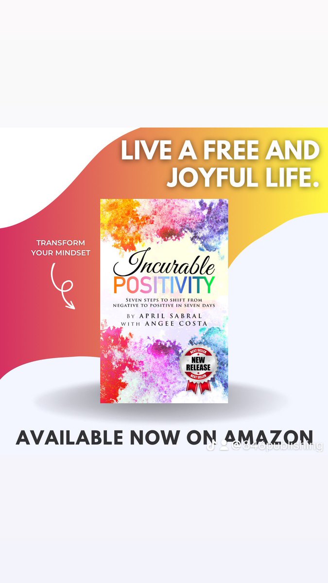 Really take a moment and think: What would a free and joyful life look like for you? Did you know that you actually CAN have that life you're imagining? Incurable Positivity has a seven step process that will turn your #mindset from #positive to negative.