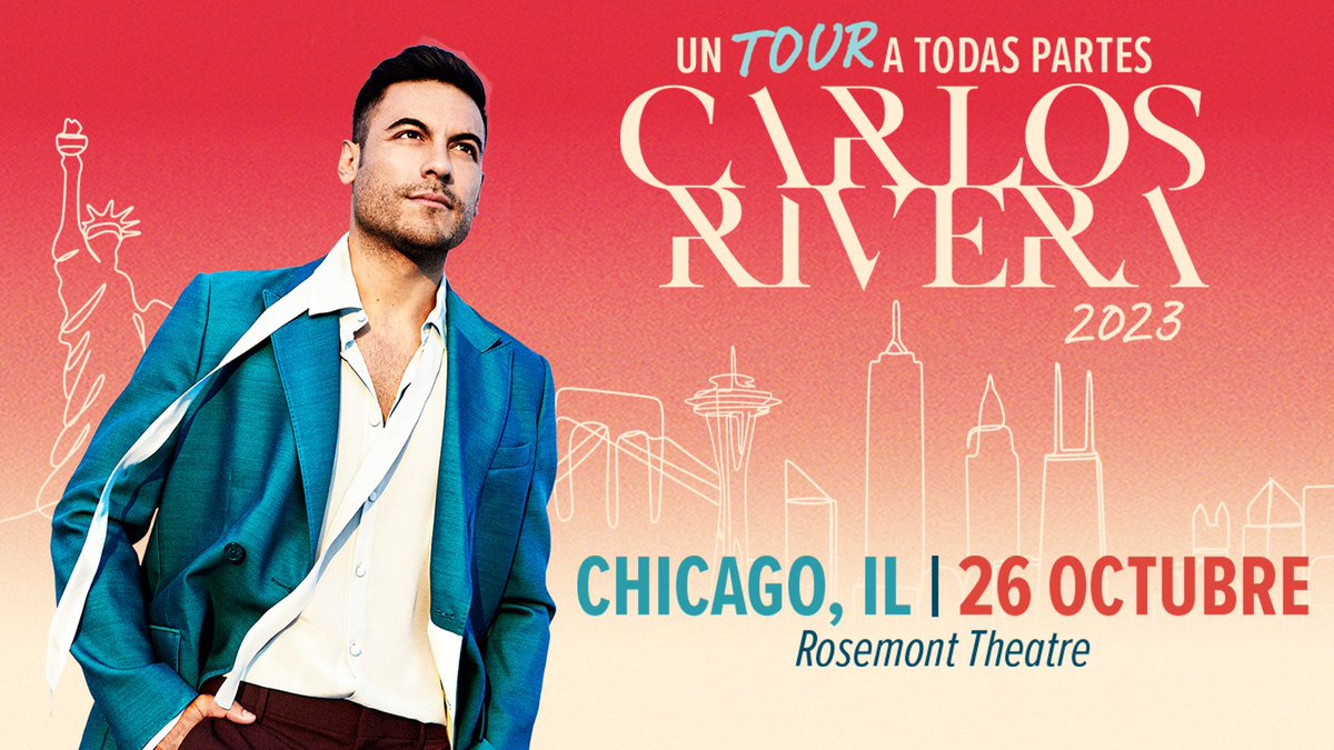 Get ready for an amazing night of music and entertainment! Carlos Rivera is coming to town on October 26th. Don't miss your chance to see this incredible artist live! #CarlosRivera #LiveMusic #Concert