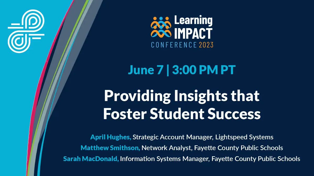 lightspeedsys's tweet image. Starting Soon! Join us in one hour at @LearningImpact with 1EdTech Consortium! #Georgia&apos;s Fayette County Public Schools will share how they&apos;re using Lightspeed Systems to improve digital learning for students and teachers. See you there! #LearningImpact23 bit.ly/3IJIHQ8