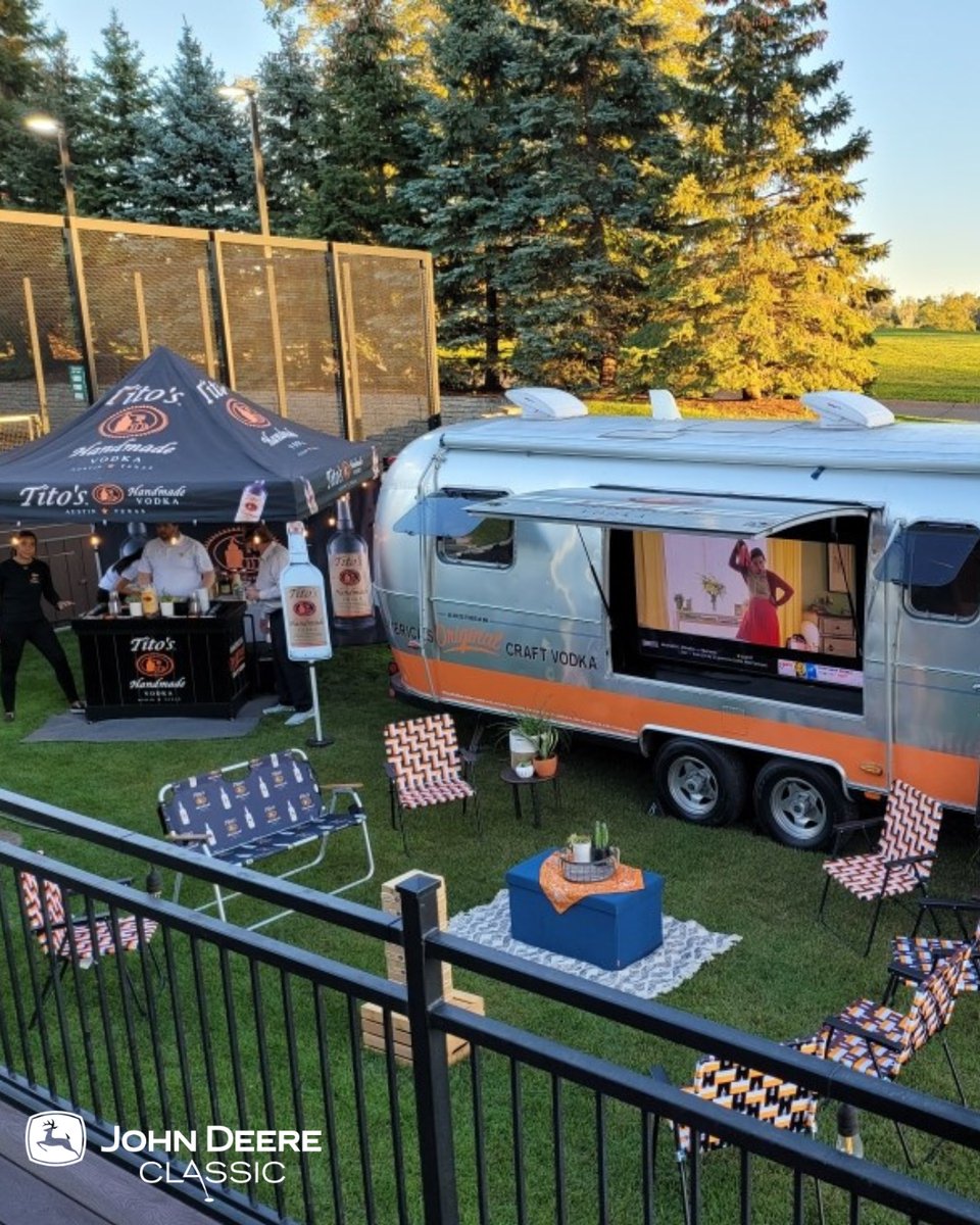 JDCLASSIC's tweet photo. Can you believe #JDC23 is less than 30 days out? While you are on course, make sure to check out the @TitosVodka Par-Tee Lounge by the 16th hole for some Tito’s Handmade Vodka All-American Lemonades!

#MagicHappensHere #JohnDeereClassic https://t.co/sBhlOnbFZ7