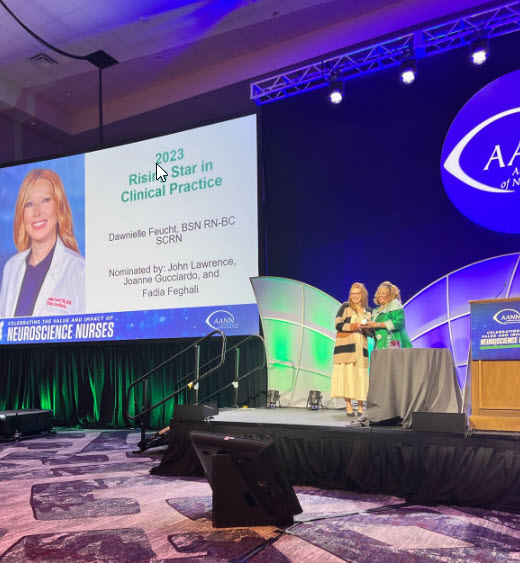 Congrats to Dawnielle Feucht for being honored as a 2023 Rising Star in Clinical Excellence.