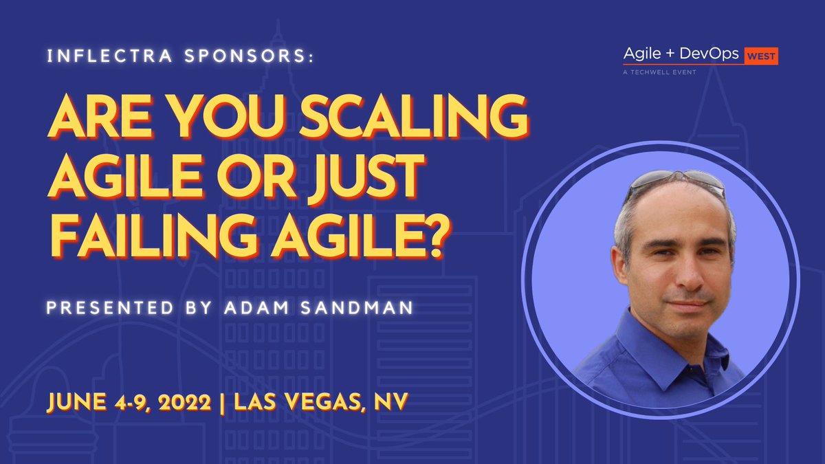 inflectra's tweet image. 🚨 STARTING IN  1️⃣ HOUR: Do not miss the CEO of #Inflectra, @adammarksandman, talk on Scaling Agile❗️

See you there at 3️⃣PM PT 🙌 #ScaledAgile #AGILEDEVOPSCON @TechWell