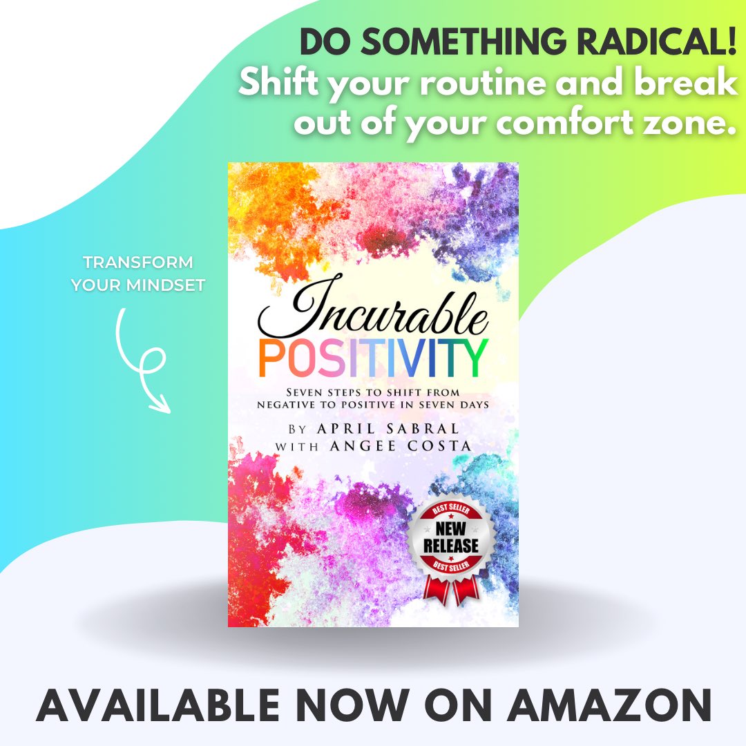 Taking on a positive mindset can put you in a position where more opportunities are placed in front of you, without you even realizing it! Do you want to live a bold life? Of course, you do! Incurable Positivity is available now on Amazon. #BooksWorthReading
