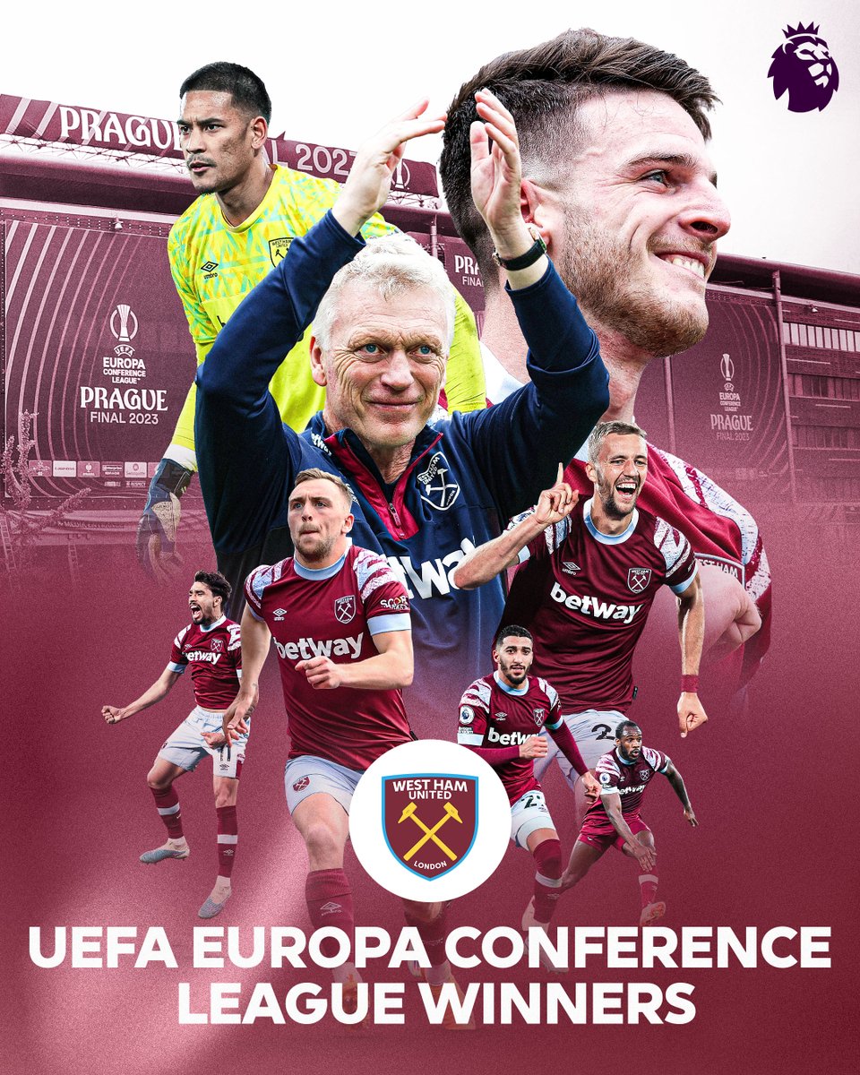 What an achievement, <a href="/WestHam/">West Ham United</a>! ⚒️

Your 2022/23 UEFA Europa Conference League winners 🏆