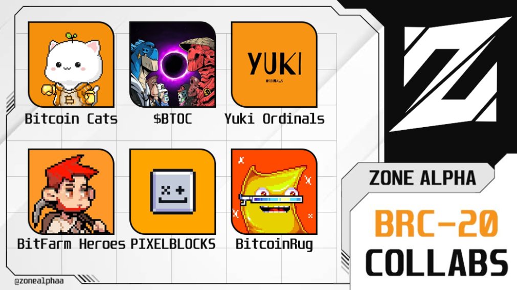 📍#BRC20 Collabs we made this week:    

🟧@HelloPetsLabs
🟧<a href="/TheOrdinalsClub/">The Ordinals Club</a> $BTOC
🟧<a href="/YukiOrdinals/">YUKI</a>
🟧<a href="/BitFarmBTC/">BitFarm Heroes ²⁰²⁴</a>
🟧<a href="/PixelBlocks_NFT/">PIXELBLOCKS 🟧 BRC721</a>
🟧<a href="/BitcoinRug/">BitcoinRug</a>

And more +

⭐️Who do you think was the star of the week?