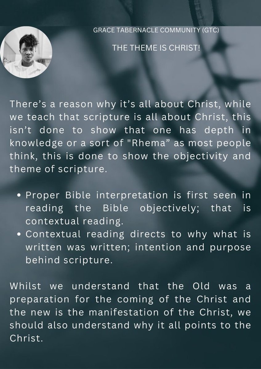 Nerak_chris's tweet photo. The theme is Christ.

#graceternaclecommunity https://t.co/W9AjRkE188