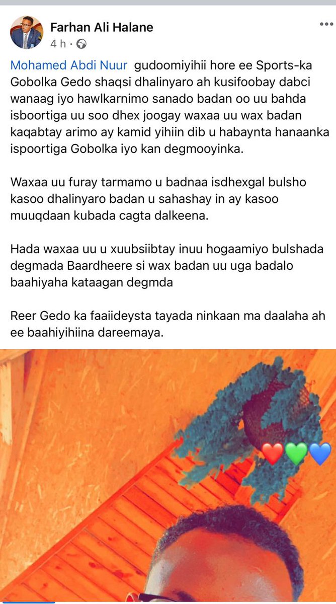 Nuursalal's tweet photo. Mahadsanidin sxbyaal.
Dhamantin,
#dhiiga #cusub #Somalia
@Cantoobo @AbdinasirSola @HonAbdirahmanA @IftinSudi @haabiilYare @JSStatehouse @Nasriforward10 https://t.co/hZohINAD5u