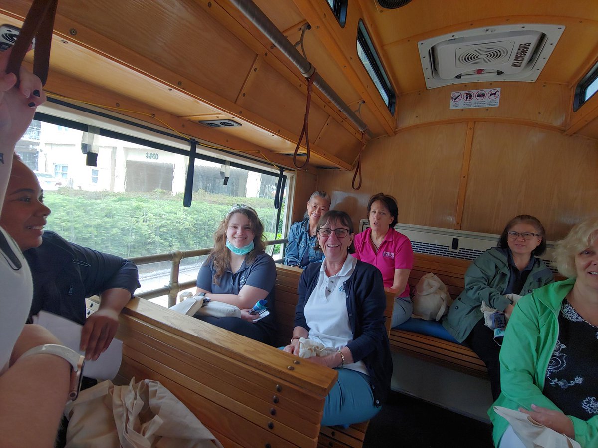 gohrt_com's tweet photo. HRT Public Outreach took @VisitVaBch on a VB Wave Trolley FAM tour today. The @CityofVaBeach Visitor's Center Team is ready for tourists this summer! #gohrt #LoveOurTrolley🚌🌊#trytransit #trolley #VBWave #CommuteDifferently https://t.co/LNm4DfCHoi