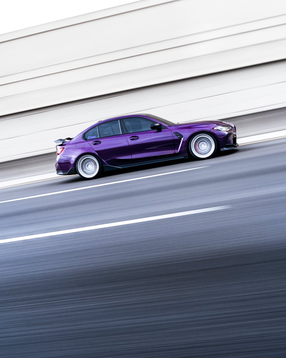 KFLETCH___'s tweet photo. Ran from the rain with a Purple G80 M3 https://t.co/DkndqR7cTE