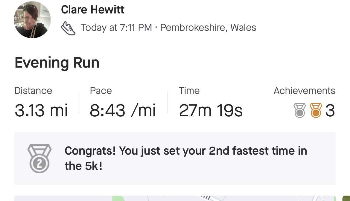 ClareHewitt19's tweet photo. Sometimes you just need to run 🏃‍♀️ #headteacher #headspace #wellbeing https://t.co/GPeFfWNBDw