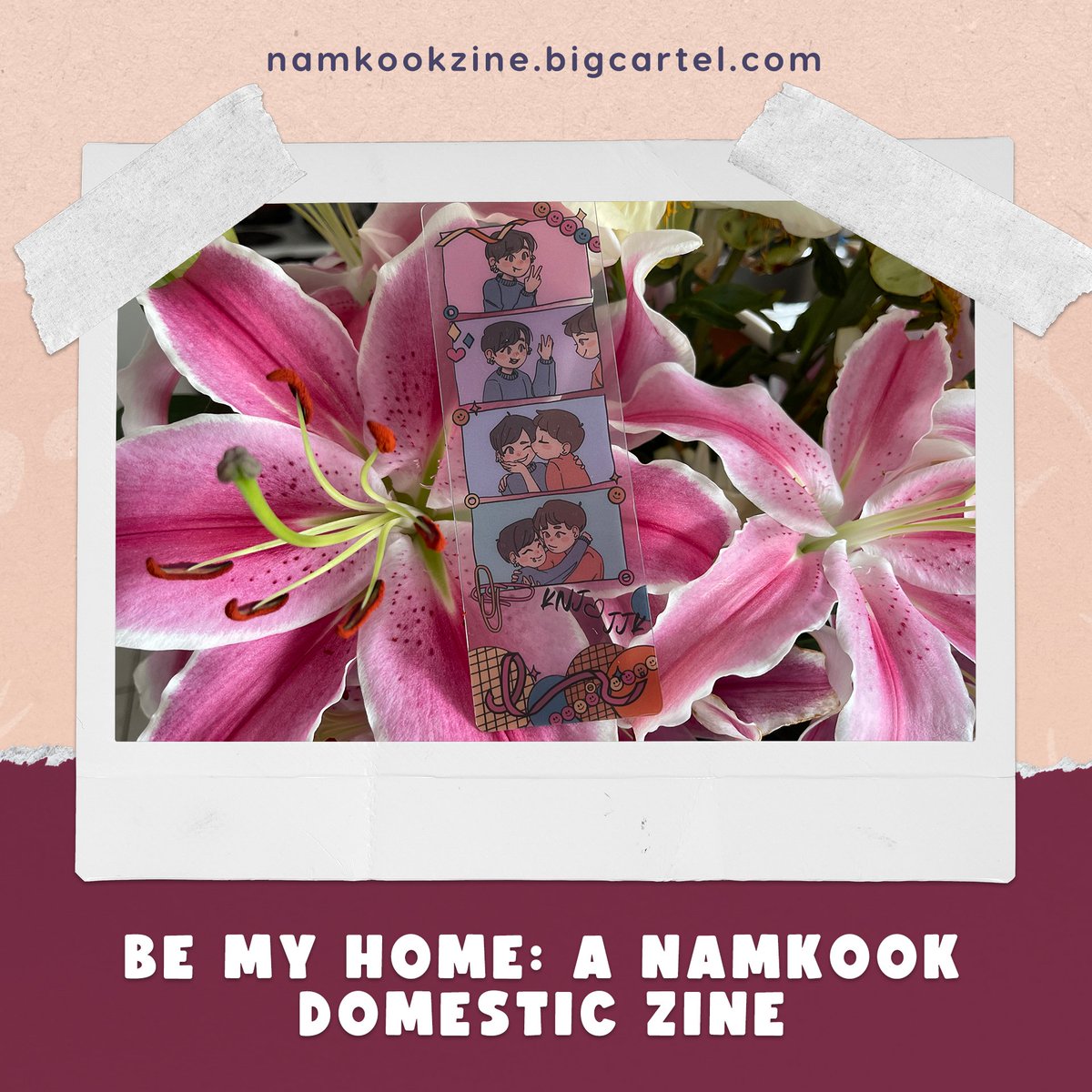 One of our stretch goals was this lovely transparent photostrip from <a href="/satur_nya/">ella ₊˚✧</a>! You're going to want this before we run out of them!

Leftover sales close June 21st @ 11:59 PM PST, so be sure to visit ASAP! 

🛒 namkookzine.bigcartel.com