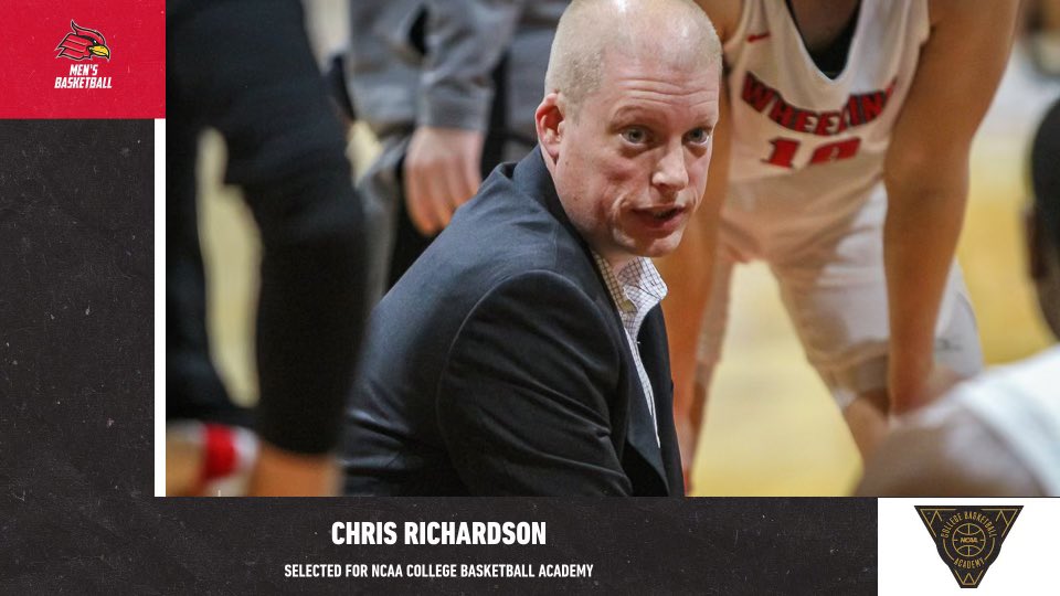 Congrats to head coach Chris Richardson for being selected to coach at the NCAA College Basketball Academy next month in Memphis. 

#TheWheelingWay