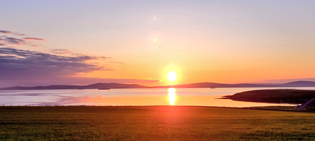 10pm Scapa Flow #Simmerdim #Orkney #Midsummer