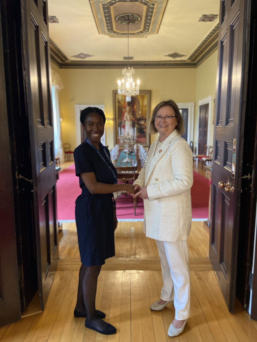 riannapatterson's tweet image. Received by Her Honour Judy M. Foote @judy_foote Lord Lieutenant Government of Newfoundland &amp;amp; Labrador 

We had a fruitful conversation on building dementia friendly spaces in Canada

@csc2023 @CommonAgeAssoc #csc2023