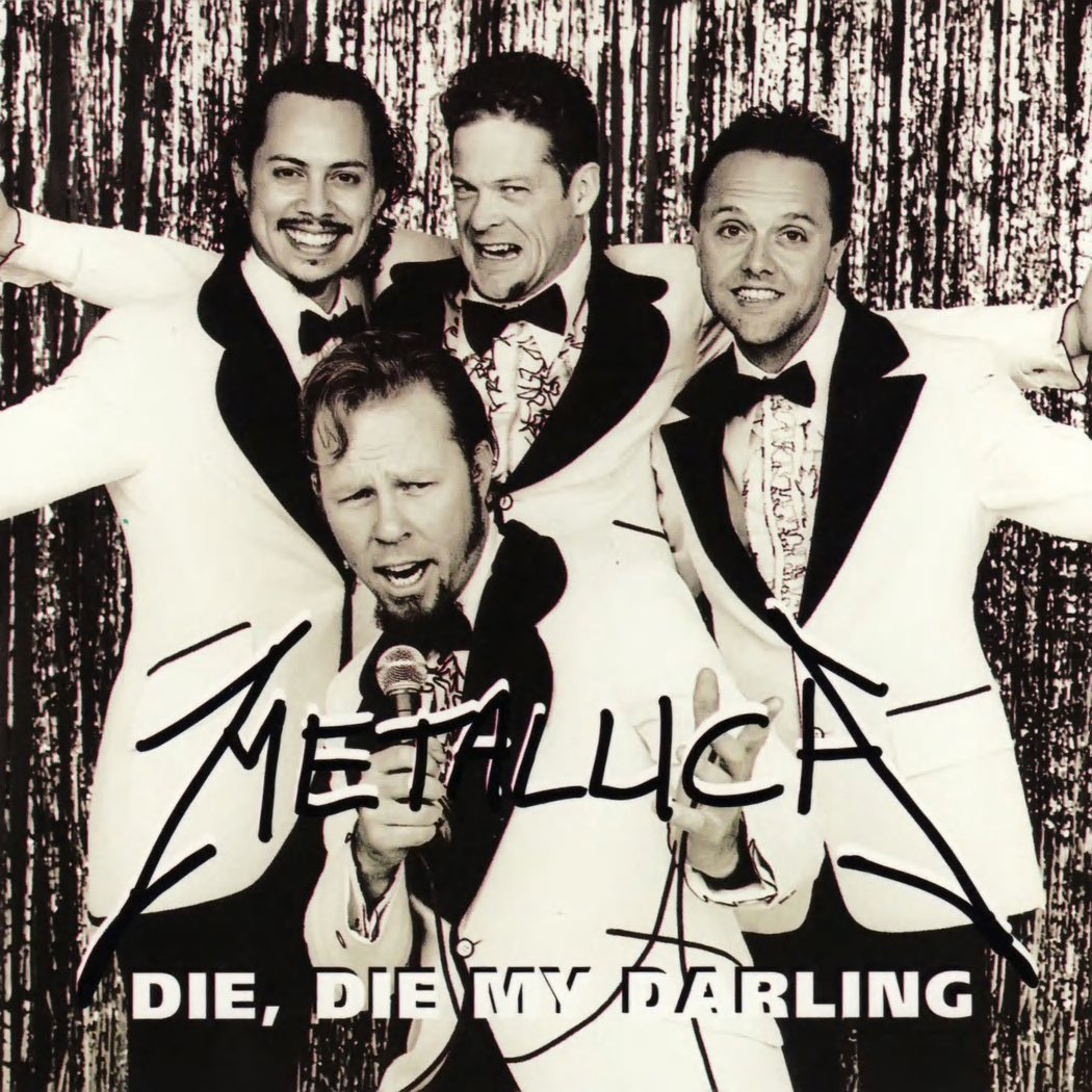Released on this day in 1999 #DieDieMyDarling #TodayInMusicHistory #MusicHistory #ClassicSingle #CDSingle #90sMetal #Danzig #BobRock #MetallicaHistory  @Metallica #MusicIsLife metallica.com/releases/singl…