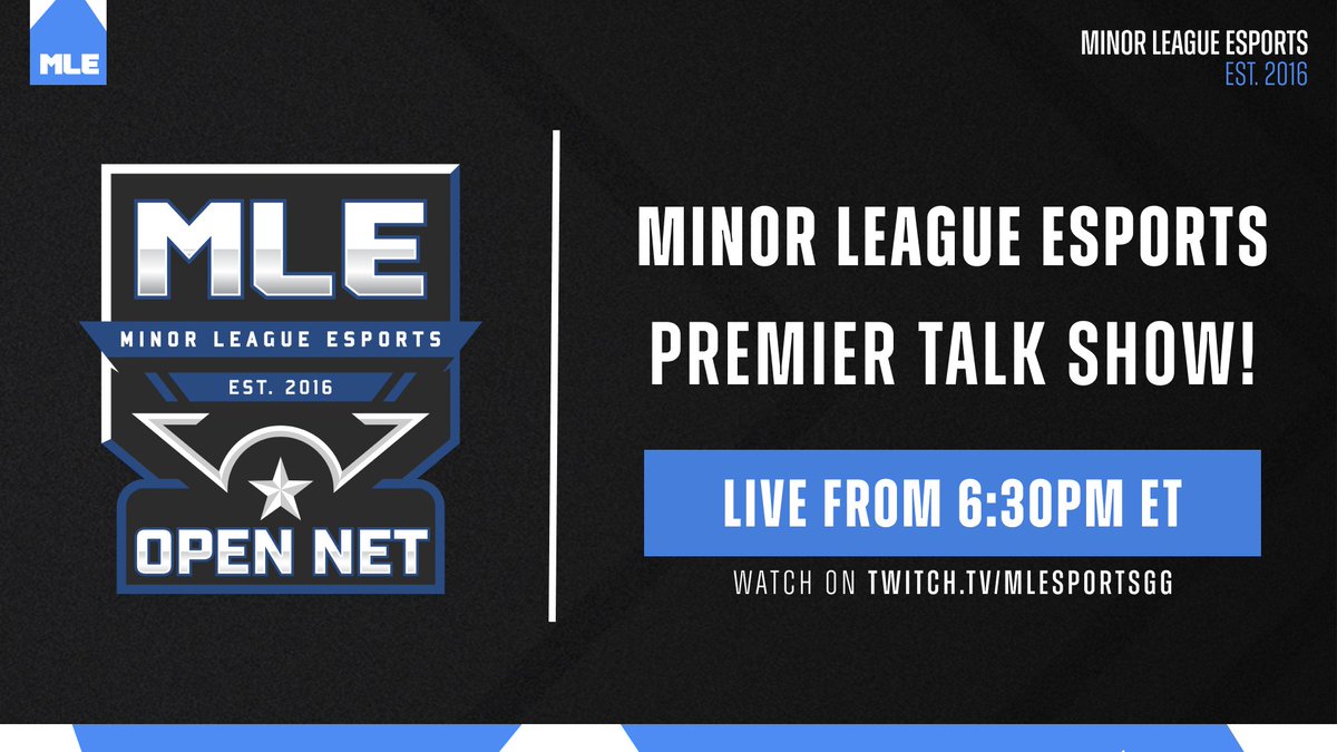 MLEsportsGG's tweet photo. Tune into Open Net tonight as the #OpenNet crew review the upcoming Season 15 Playoffs, interview the #AcademyLeague @Wizards, reveal the latest @BAWLSGuarana Play of the Week and much more!

It's the one Open Net you can't miss!

📺 https://t.co/yZRi67JlMU

#MLE #MLE15 #Esports https://t.co/jcpXb22FgQ
