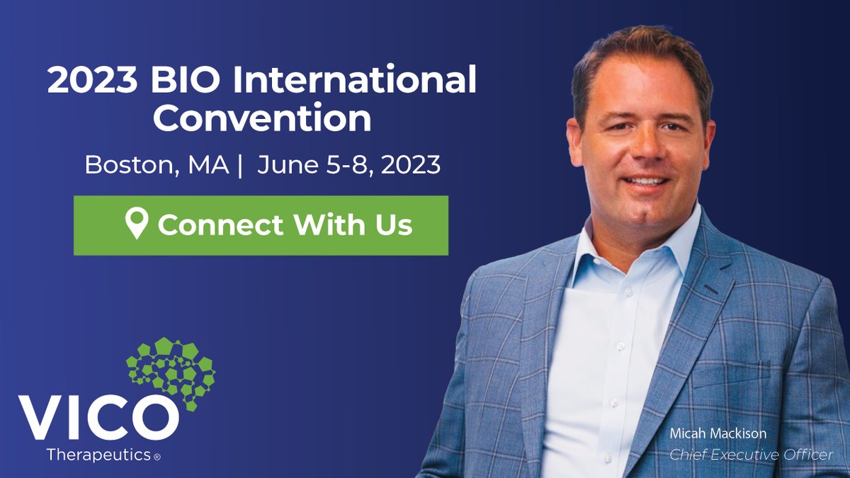 Our Chief Executive Officer Micah Mackison is in Boston for #BIO2023! Connect with us through @IamBIO’s 1x1 Partnering Platform: bio.org/events/bio-int…