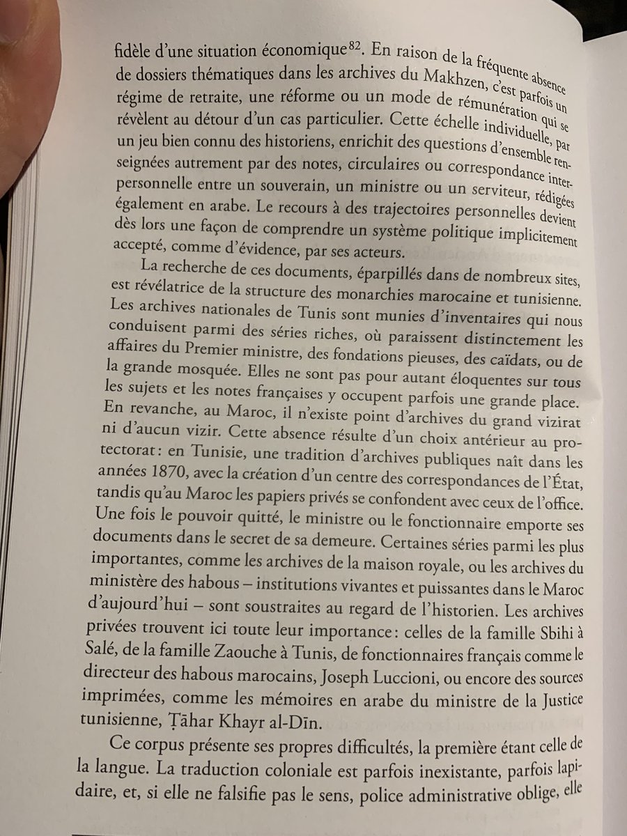 Lecture du soir: livre exigeant @editionsehess, tiré de la thèse d’Antoine Perrier sur l’état maroxain et tunisien *pendant* la colonisation. Situation ambiguë, éclairante pour les états post-1956, etudiée avec un grand raffinement conceptuel, et un recours aux sources arabes.