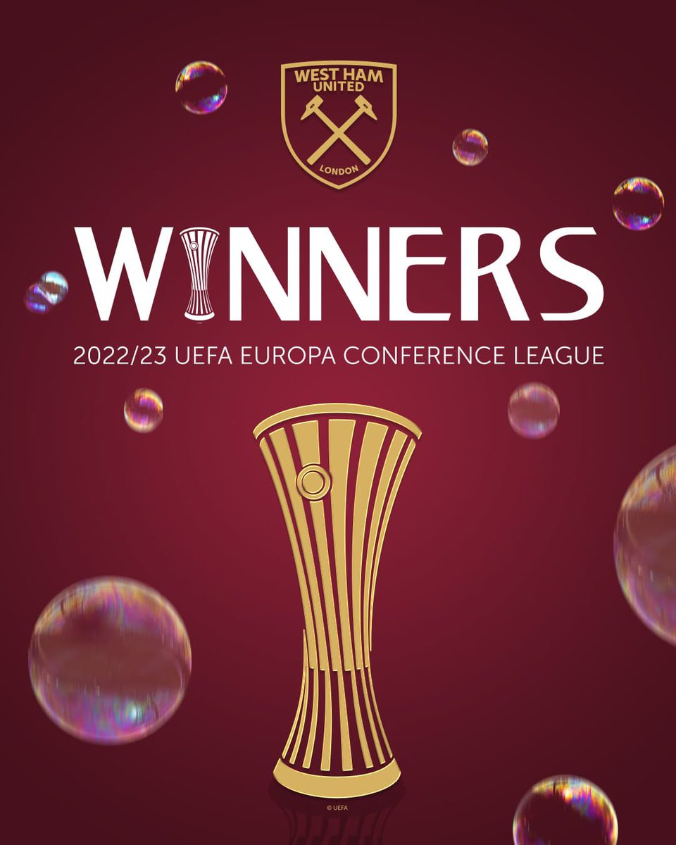 THEY HAVE DONE IT!! FIRST EUROPEAN TROPHY SINCE 1965!!!

We are offering a MASSIVE 65% off stadium tour vouchers…
Visit our website - shorturl.at/mpvB7 
Enter Promo Code – WHU1965 to claim your discount!

Promo code valid until end of June!! Don’t Delay!!