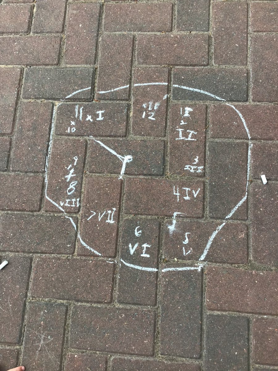 When I say that Year 3 LOVED learning about Roman numerals, that would be an understatement! We began by matching Roman numerals, digits and words. After, we represented them using straws. Finally, we drew our own chalk clocks in teams!⏰@simonsideschool