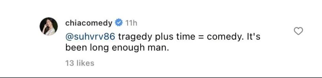 akra_loft's tweet photo. Panas nye aq.  TRAGEDY + TIME = COMEDY. Jocelyn chia brainless human. Then joke lah about SG airlines crash year 2000 tu lagi lama. It has been long enough what? 
Tahulah bodoh tu free. Jangan guna banyak sangat pls simpan sikit. https://t.co/jzNAAmtocm