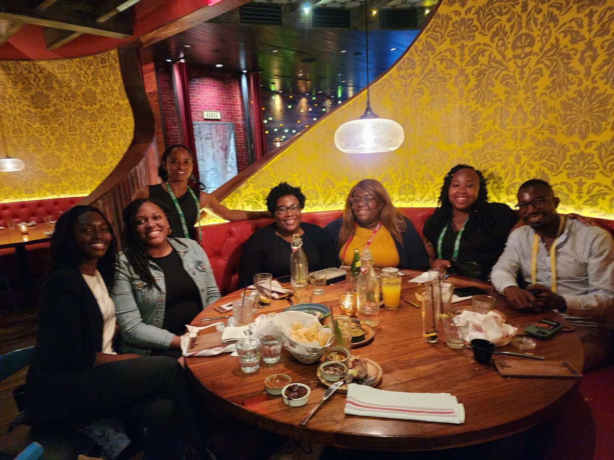 Grateful to connect with amazing scholars. Cheers to another successful #SLEEP2023 meeting. We are @BlackinSleep. See us, cite us. @Cynthia_Tchio @SeyniGN @Dr_MattinaD @duboiscircle @natblackpostdoc