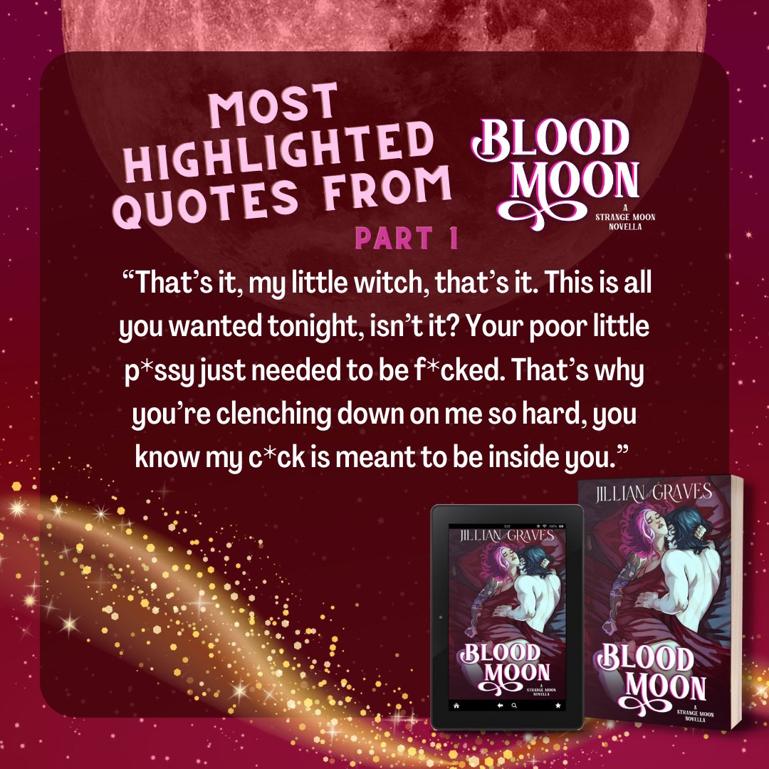 Hazel has one thing on her mind when she arrives at her coven’s supernatural mixer: find a big and hairy creature to make her forget all about her bar’s latest troubles🦇🦇🦇 

Blood Moon is free to read on KU books2read.com/BloodMoonNovel…

#vampireromance #witchromance #monsterromance