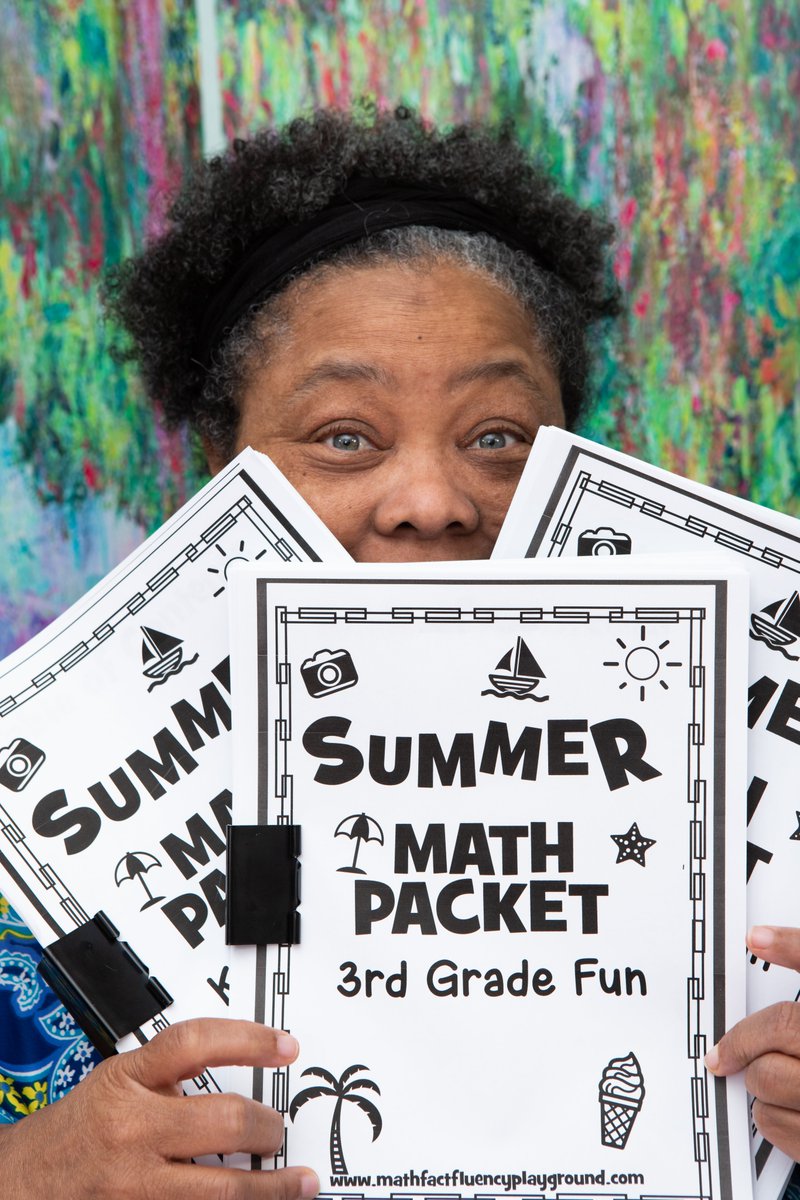 Summer Math Packets and Samplers! Check them out on mathfactfluencyplayground.com/frontend/home/…
