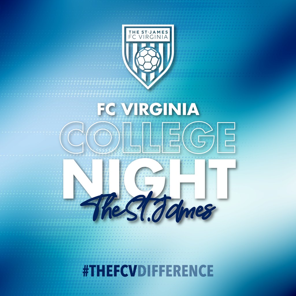 #FCV is proud to host the 🌟2023 College Night 🌟this evening at @thestjames This event is a private opportunity for our club players to showcase their skills and themselves to college coaches nationwide. 🌎️🤩💯 #TheFCVDifference